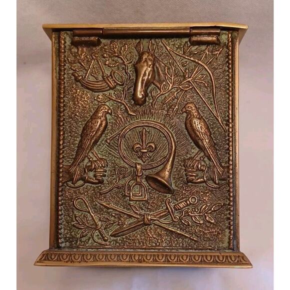 Max Le Verrier Bronze Cigarette Holder/Dispenser RARE - Picture 6 of 15